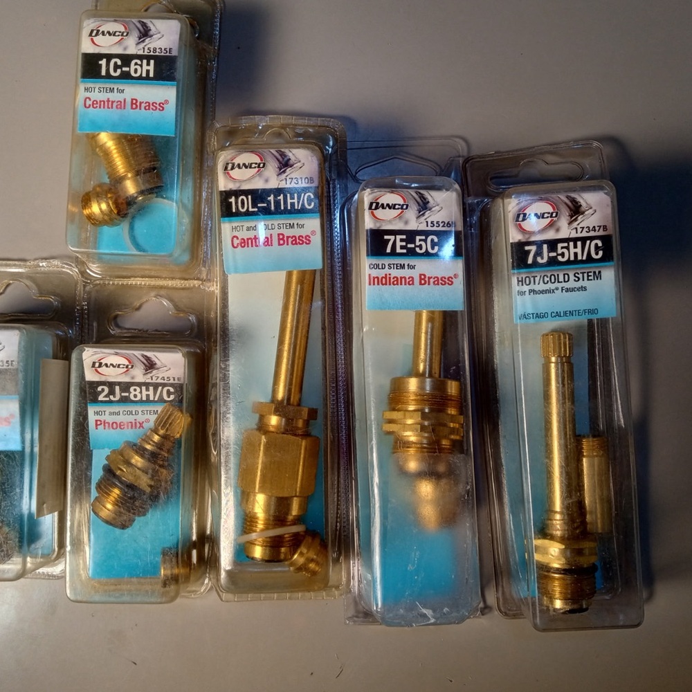 Danco Parts For Brass faucets 1c-6h,2j-8h/c,10l-11h/c,7e-5-c,7j-5h/c
